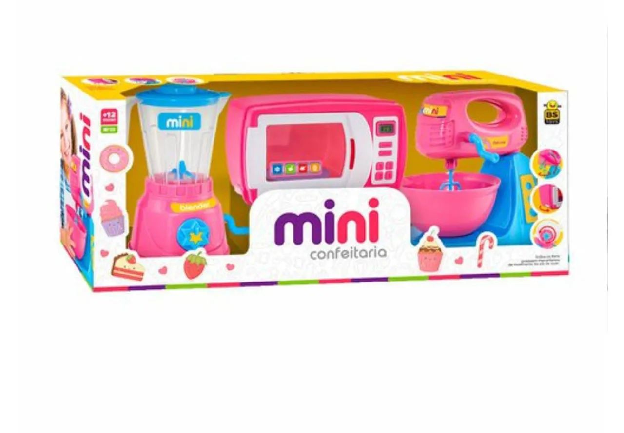 Mini Confeitaria Batedeira Microondas Liquidificador  - Foto 2