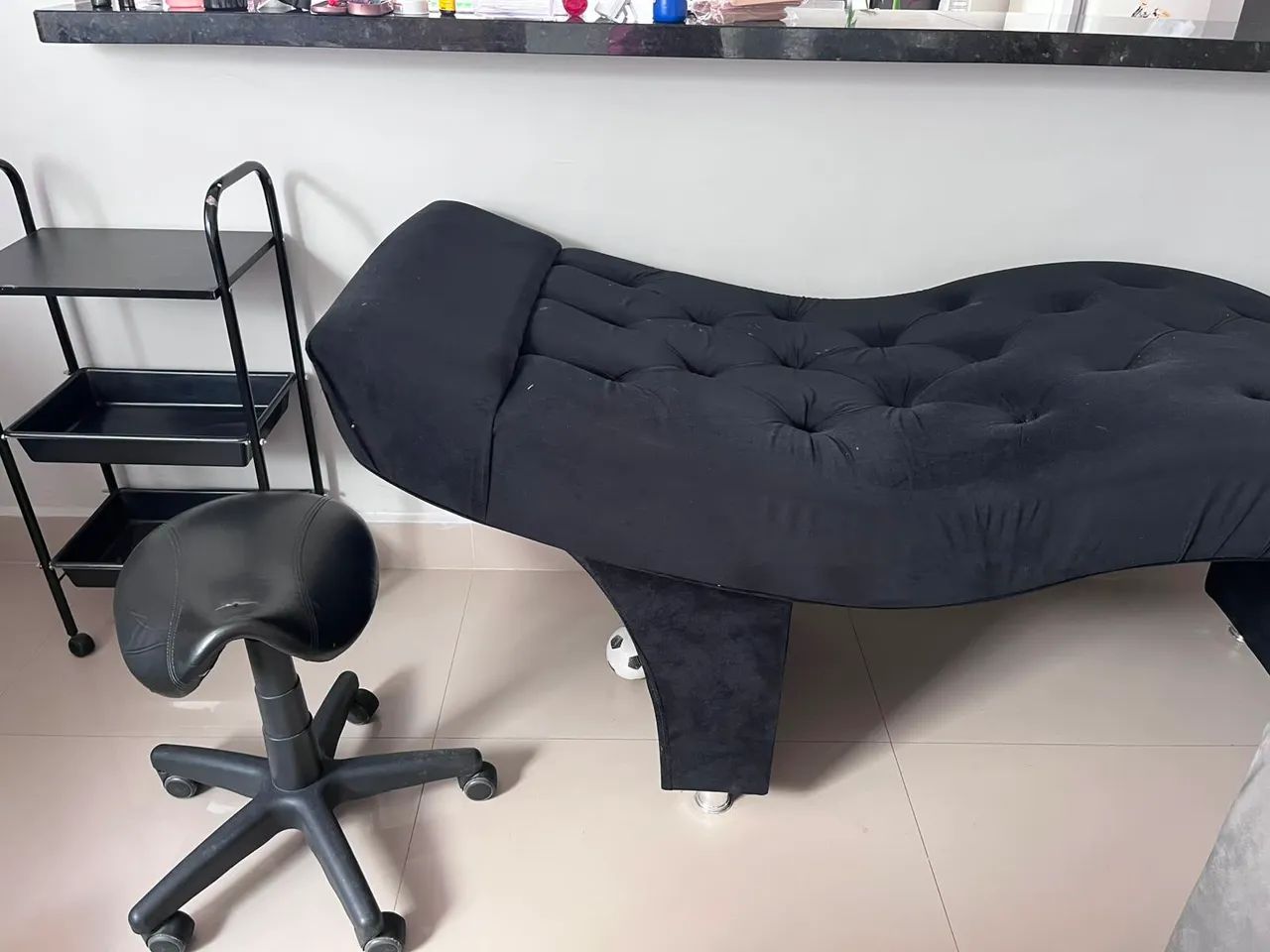 Kit para estética com Maca, mocho e carrinho auxiliar  - Foto 2