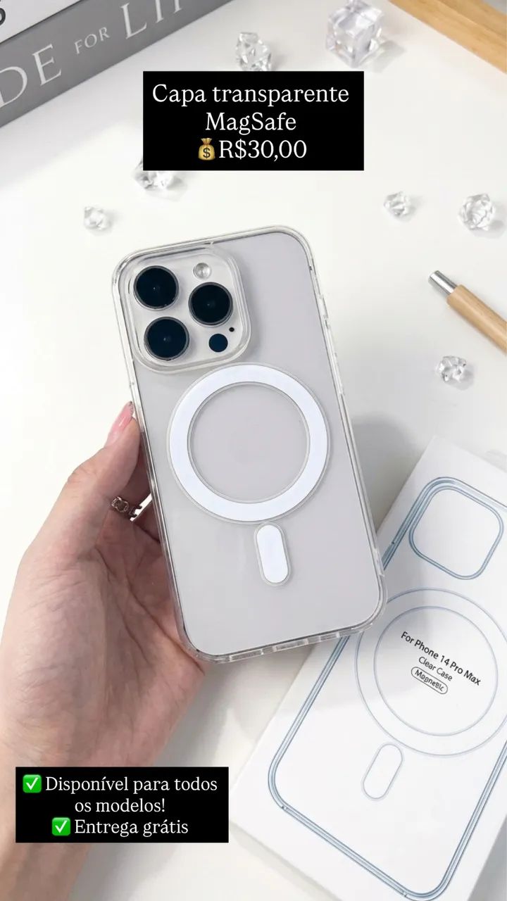 Capa Transparente MagSafe 