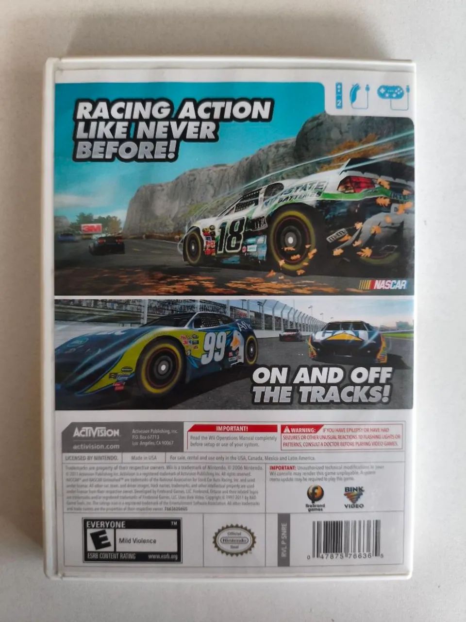 Jogo NASCAR Unleashed Nintendo Wii  - Foto 4
