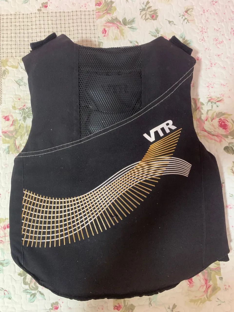 Colete de proteção preto hipismo VTR - Foto 2