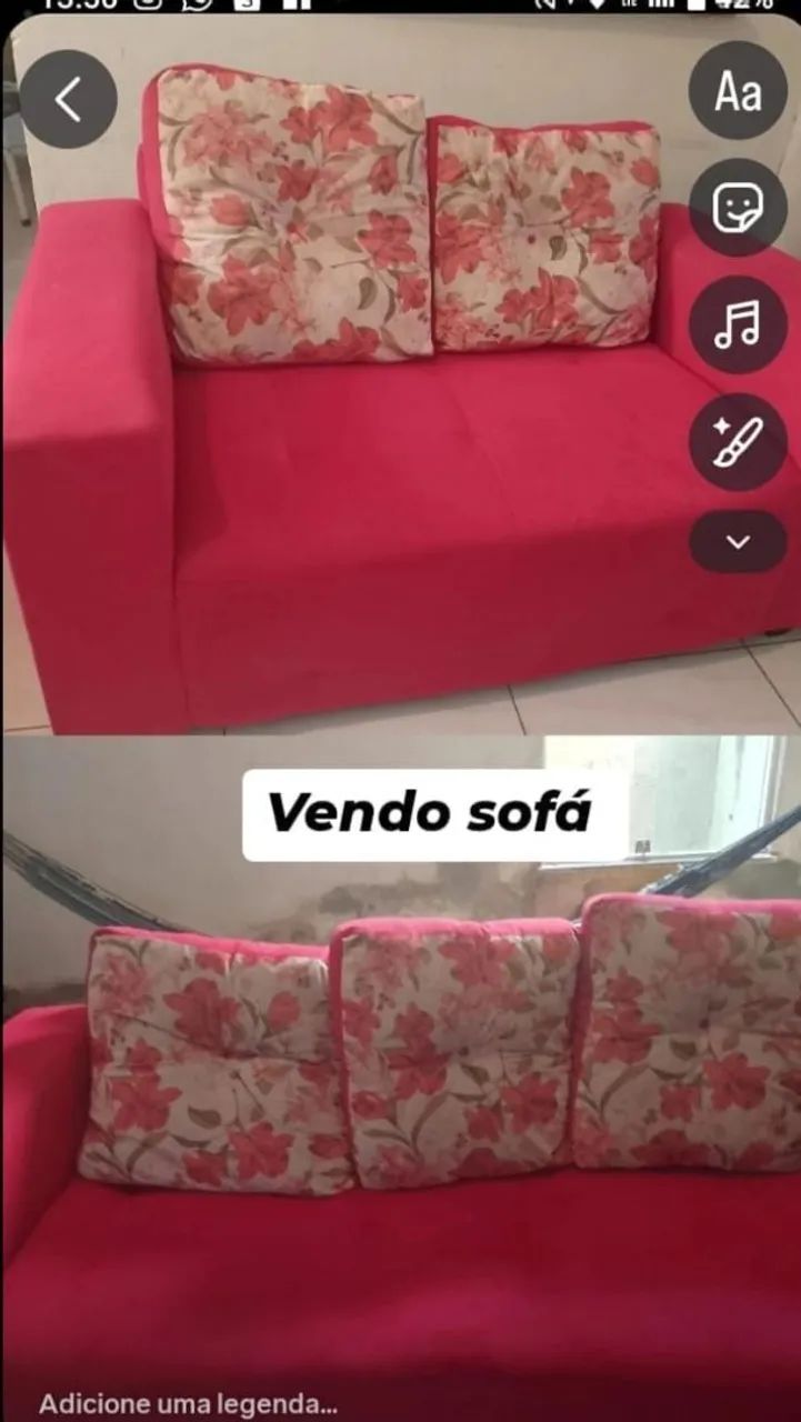 Sofá 2 e 3 lugares 