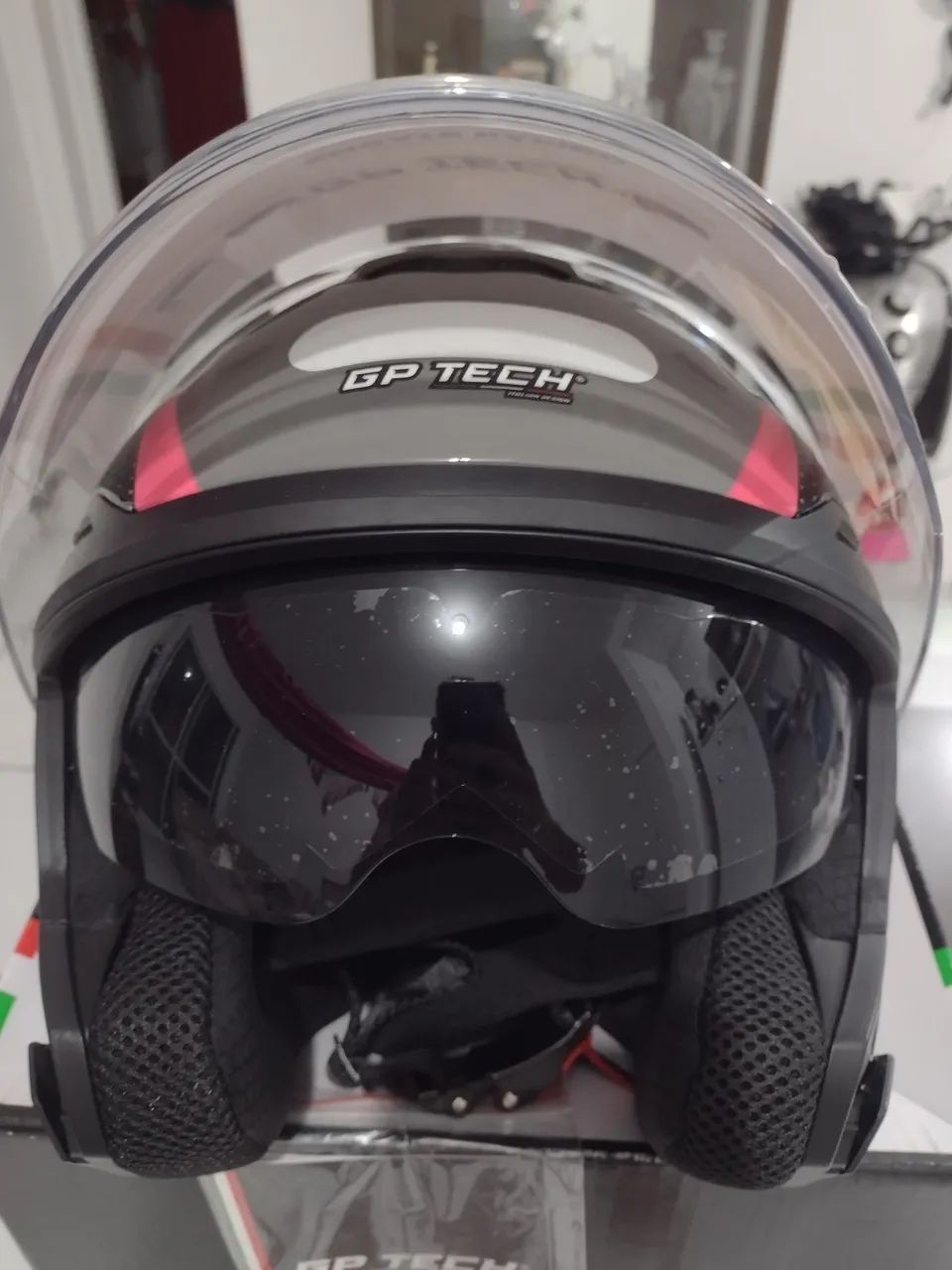 Capacete GP Tech OF669 Runner Tam. 58 - Novo - Foto 4