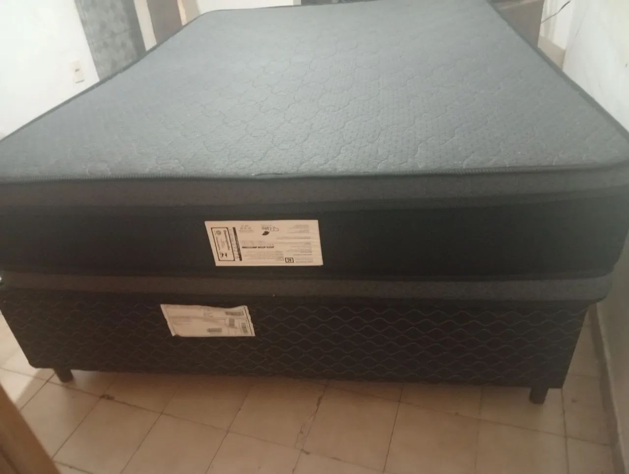 Cama SR Life Double Slim com Base Box