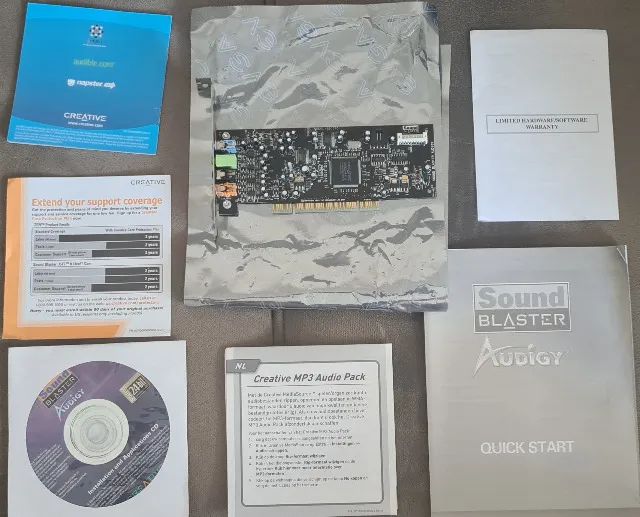 Placa De Som Creative Sound Blaster Audigy Se Completa - Foto 3