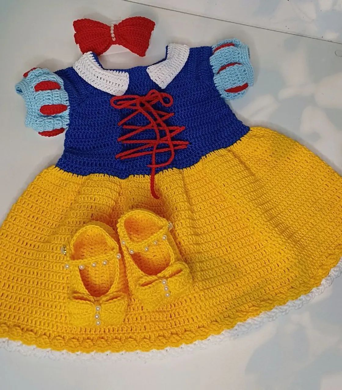 Vestidos de crochê infantil 
