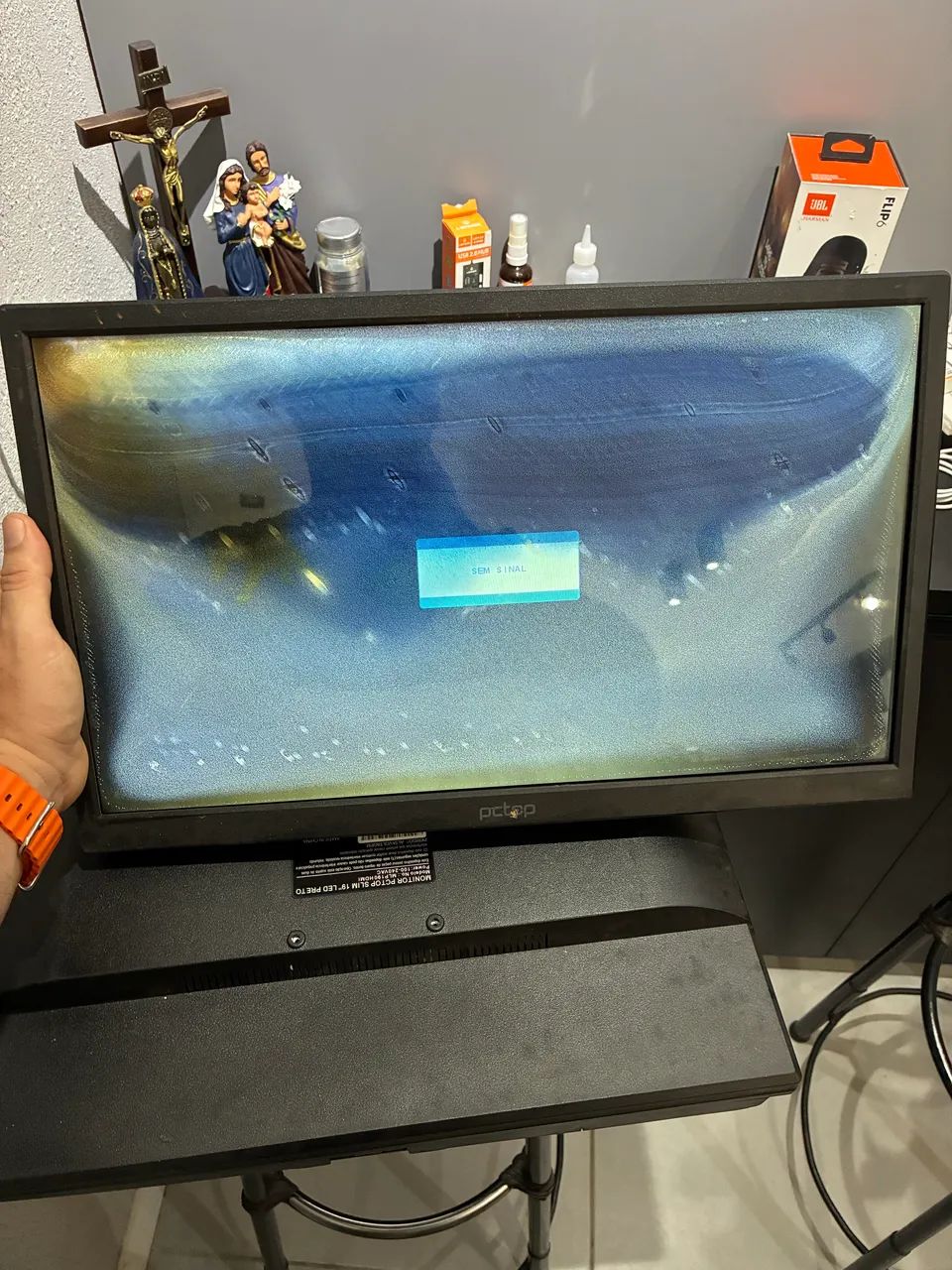 Monitor tela funcionando com avarias - Foto 4