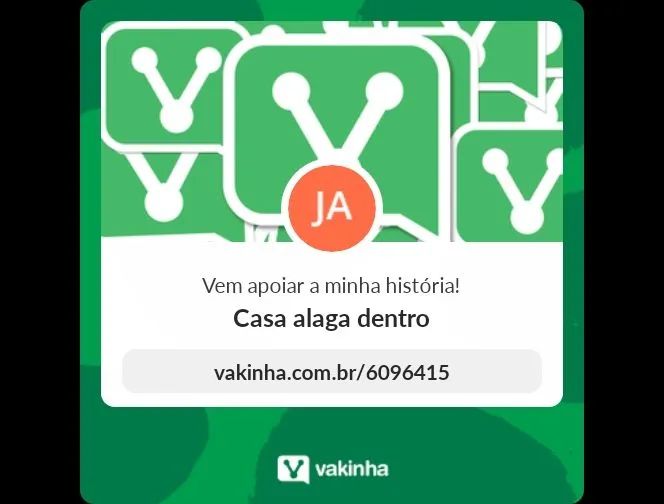 Ajudando uma causa,casa que alagou tudo e móveis estragado 