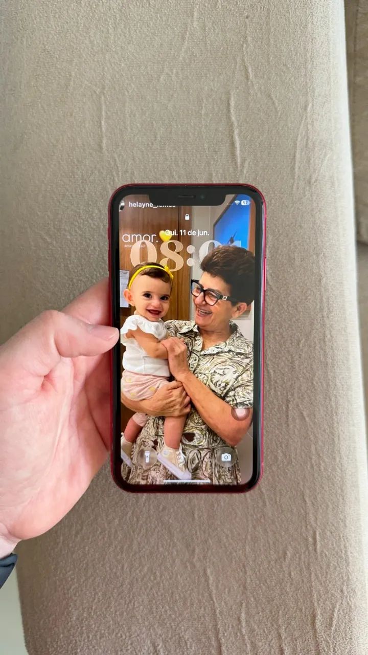 iPhone 11 128GB Red (PRODUCT)RED - Conservado e Sem Defeitos