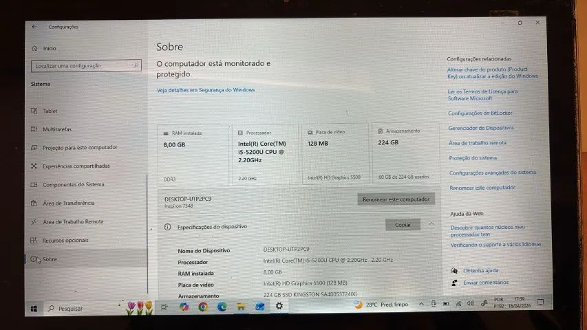 Notebook 2 em 1 Dell Inspiron 7348 - Foto 4