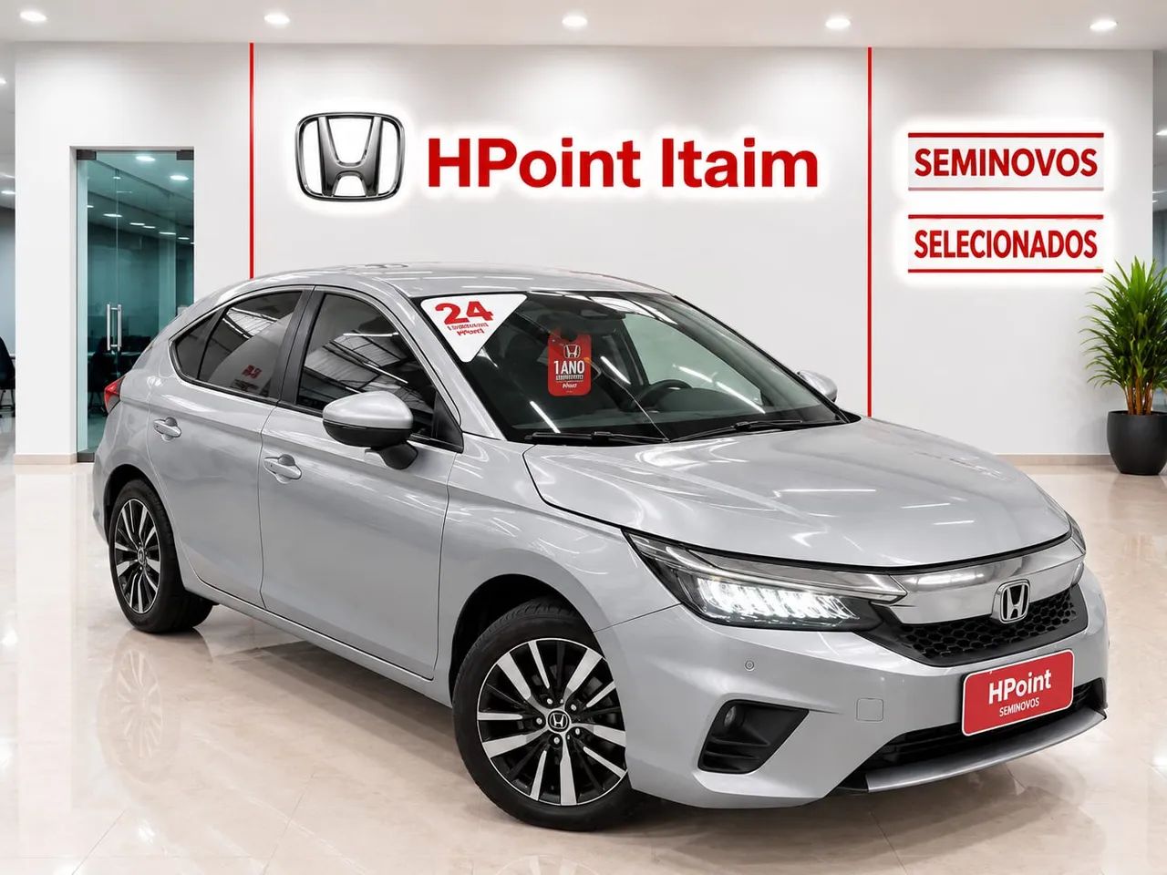 Honda City Hatchback Touring 1.5 Flex 16V Aut, foto 3 de 13