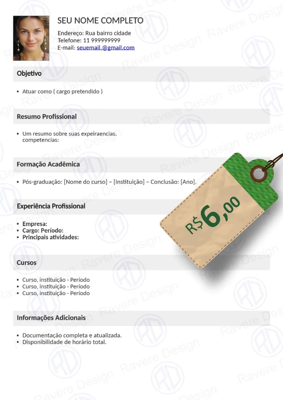 Currículo em PDF - Foto 2