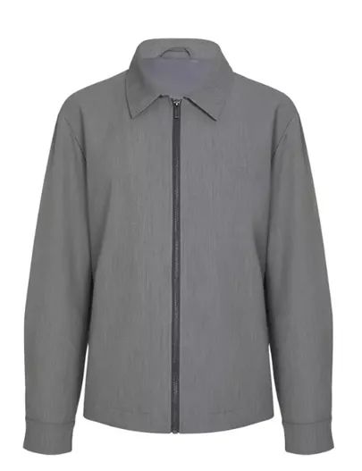 JAQUETA CLASSIC NYLON TECH INDIVIDUAL ORIGINAL | CINZA CLARO - Foto 2