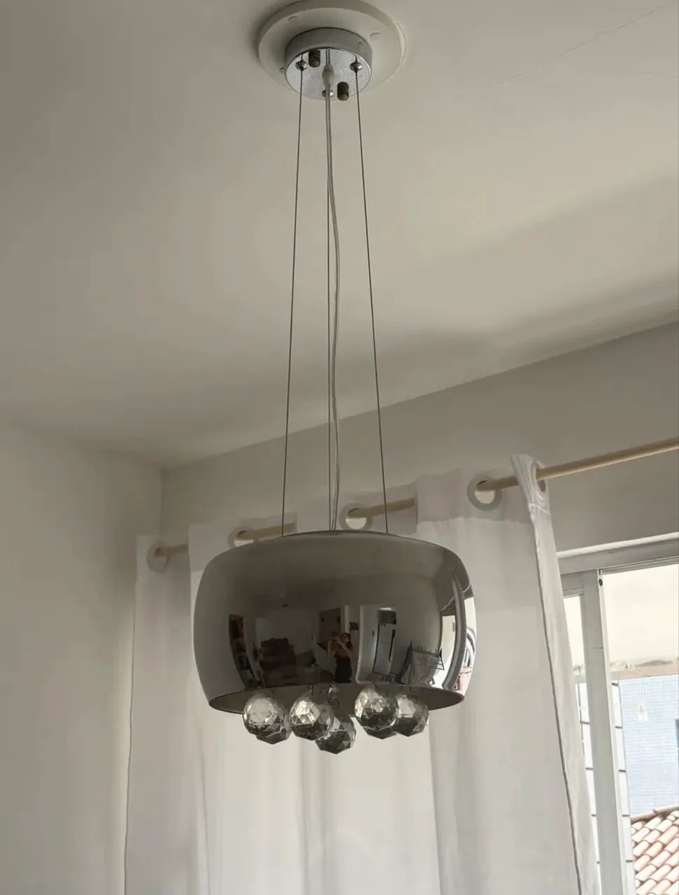 Lustre Cromado Prata 