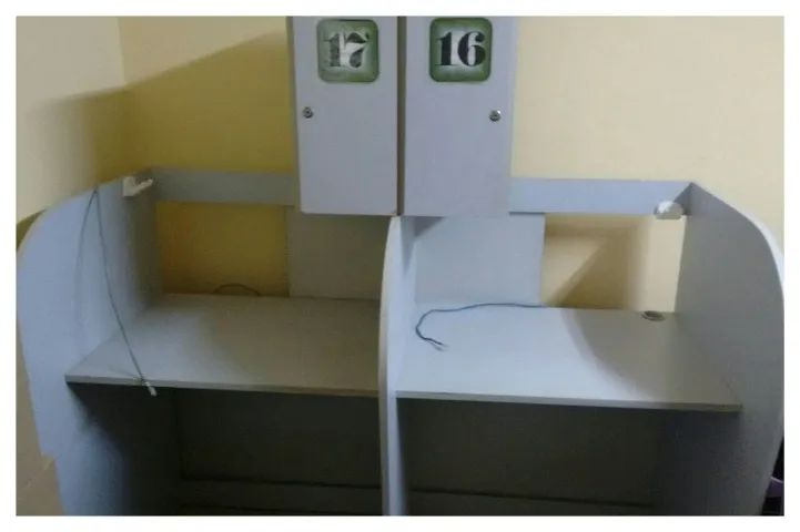 ESTAÇÃO DE TRABALHO (MÓDULO CALL CENTER) para 2 lugares