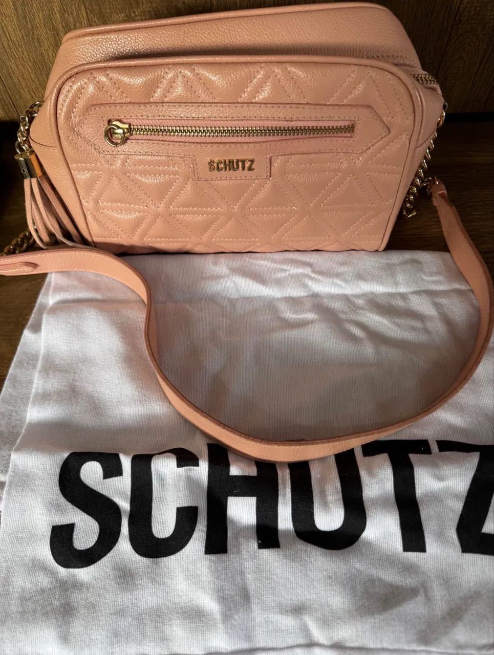 Bolsa schultz Rosê - Foto 3