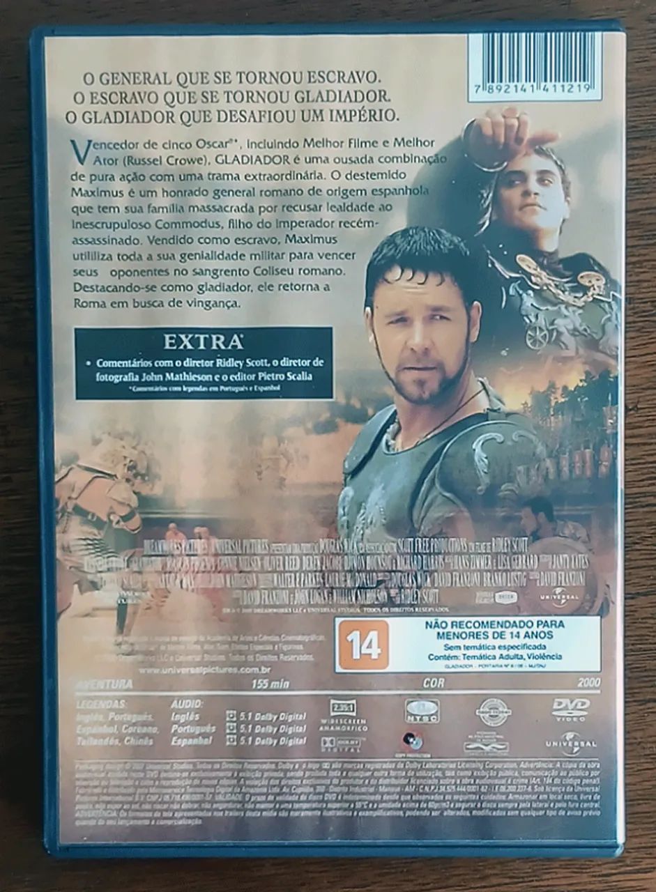 DVD - GLADIADOR - Foto 2