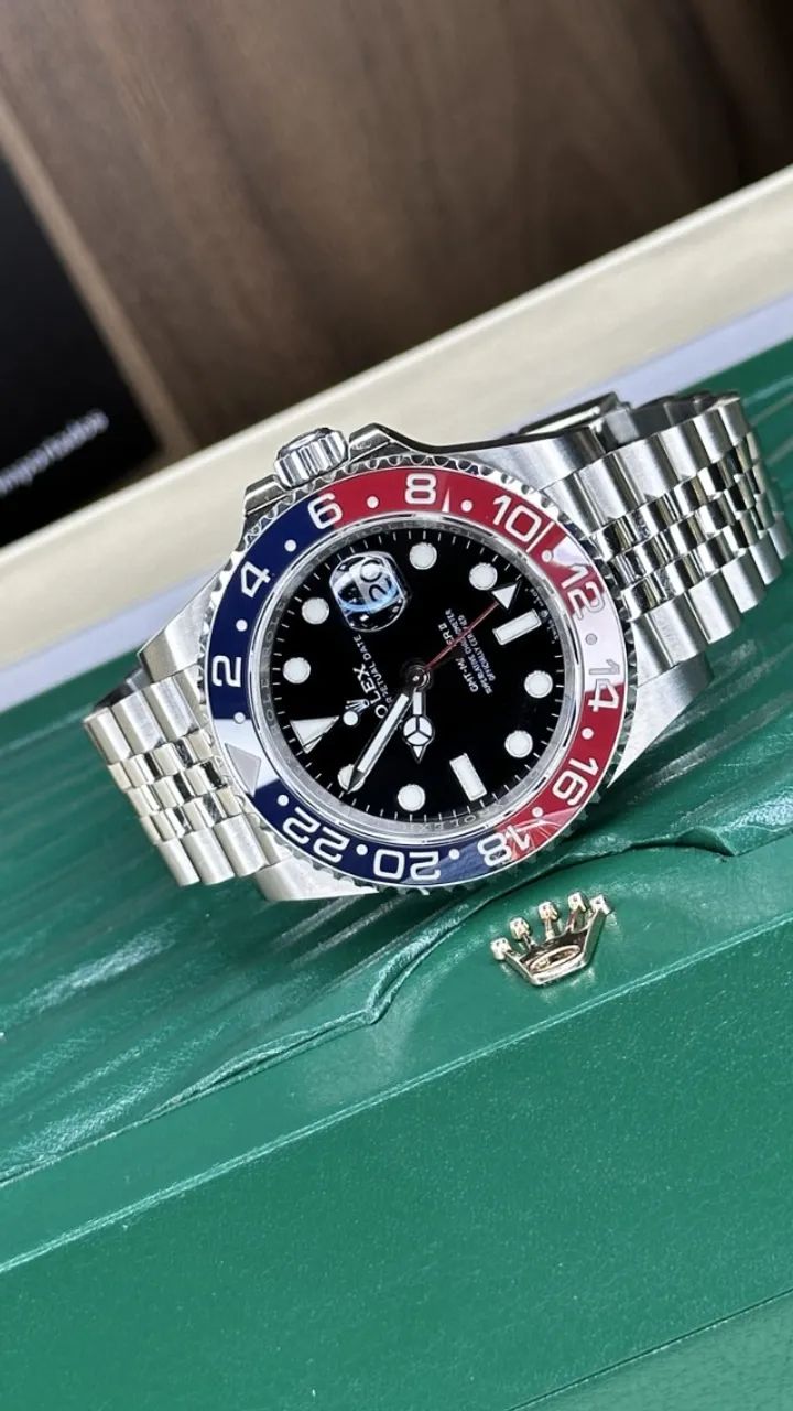 Rolex GMT Master II Pepsi Eta 3035 Automático - Foto 4