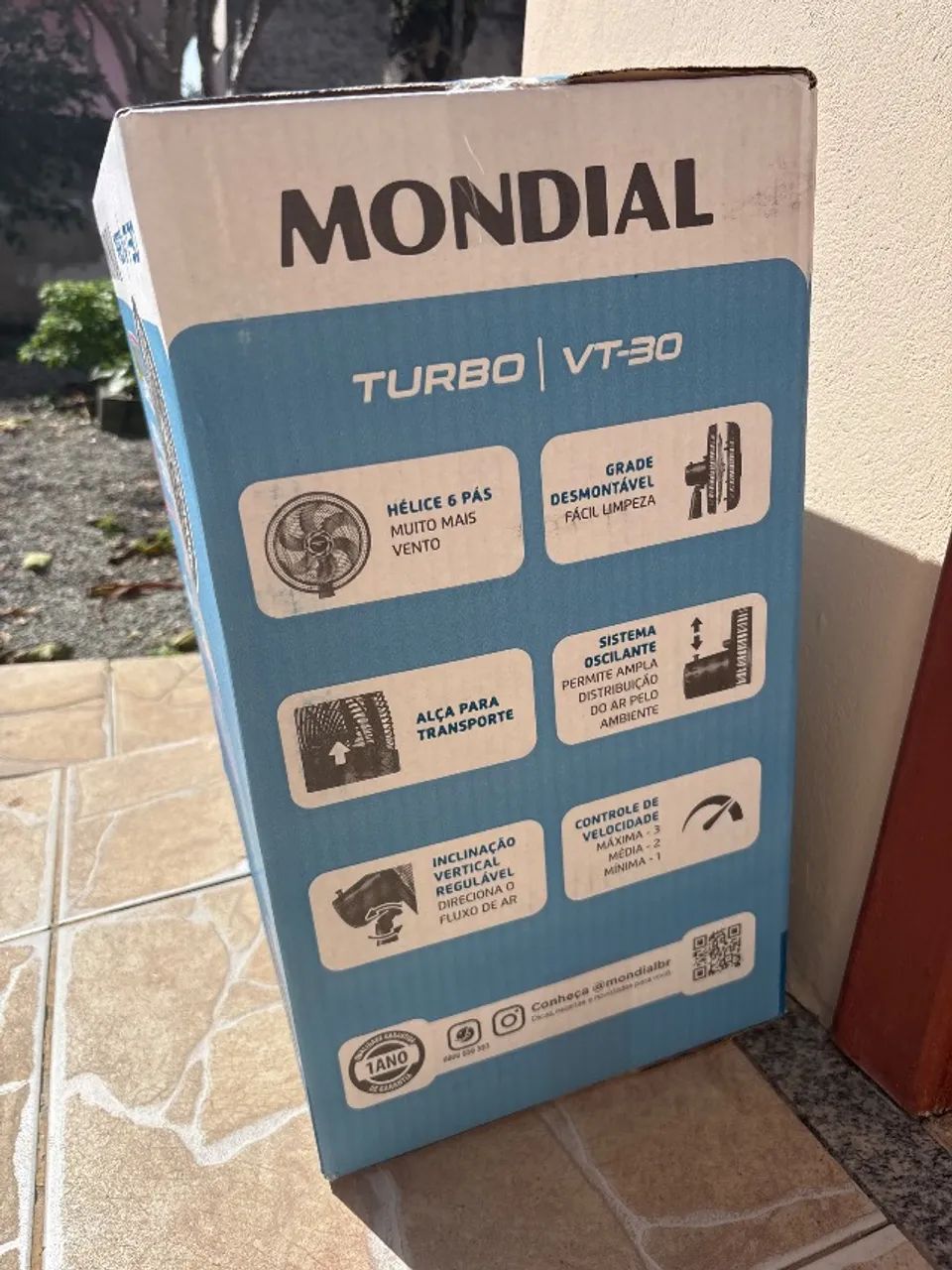 Ventilador mondial Turbo VT-30 - Foto 3