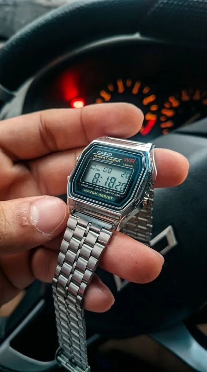 Relógio Digital Estilo Casio