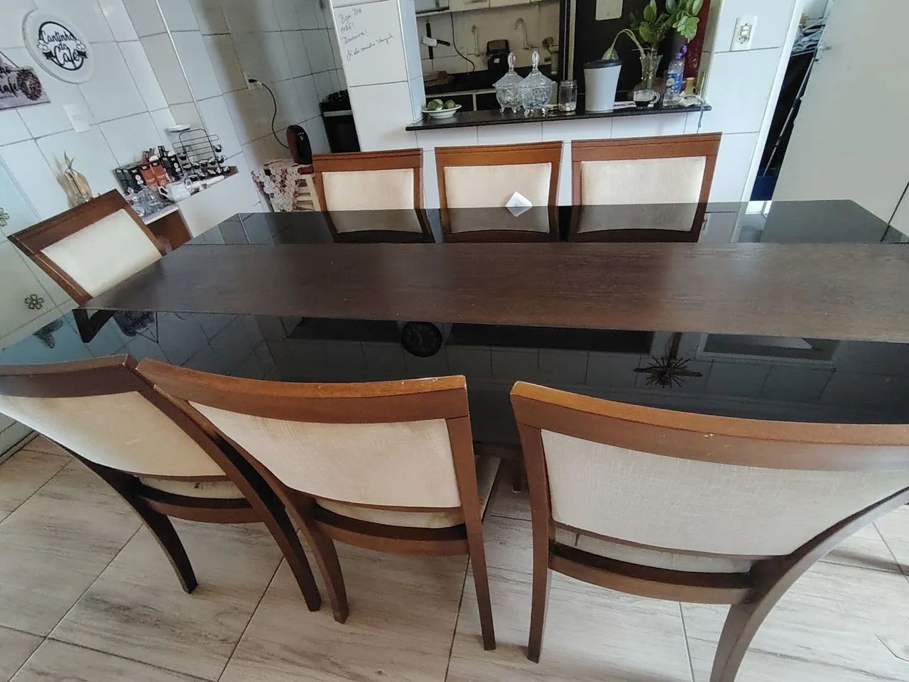Mesa de jantar 8 lugares