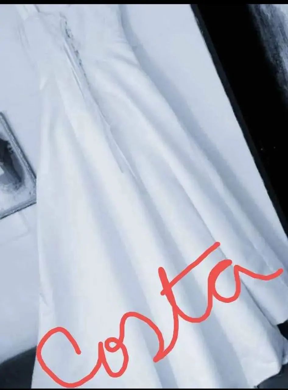 Vestido branco de noiva  - Foto 4