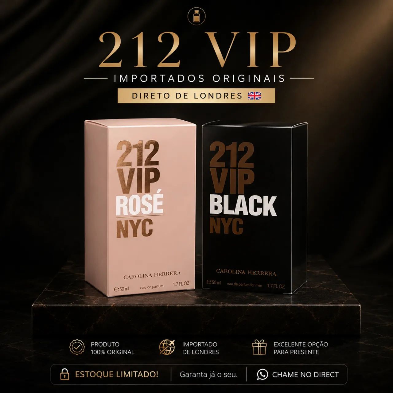 212 VIP importados originais  - Foto 2