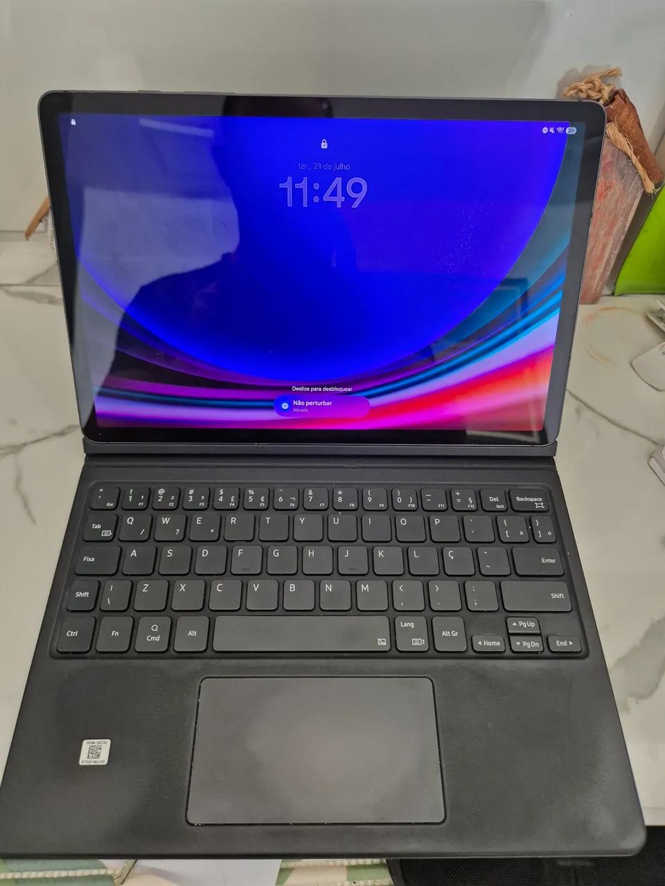Samsung Tab S9 com capa teclado - Foto 2