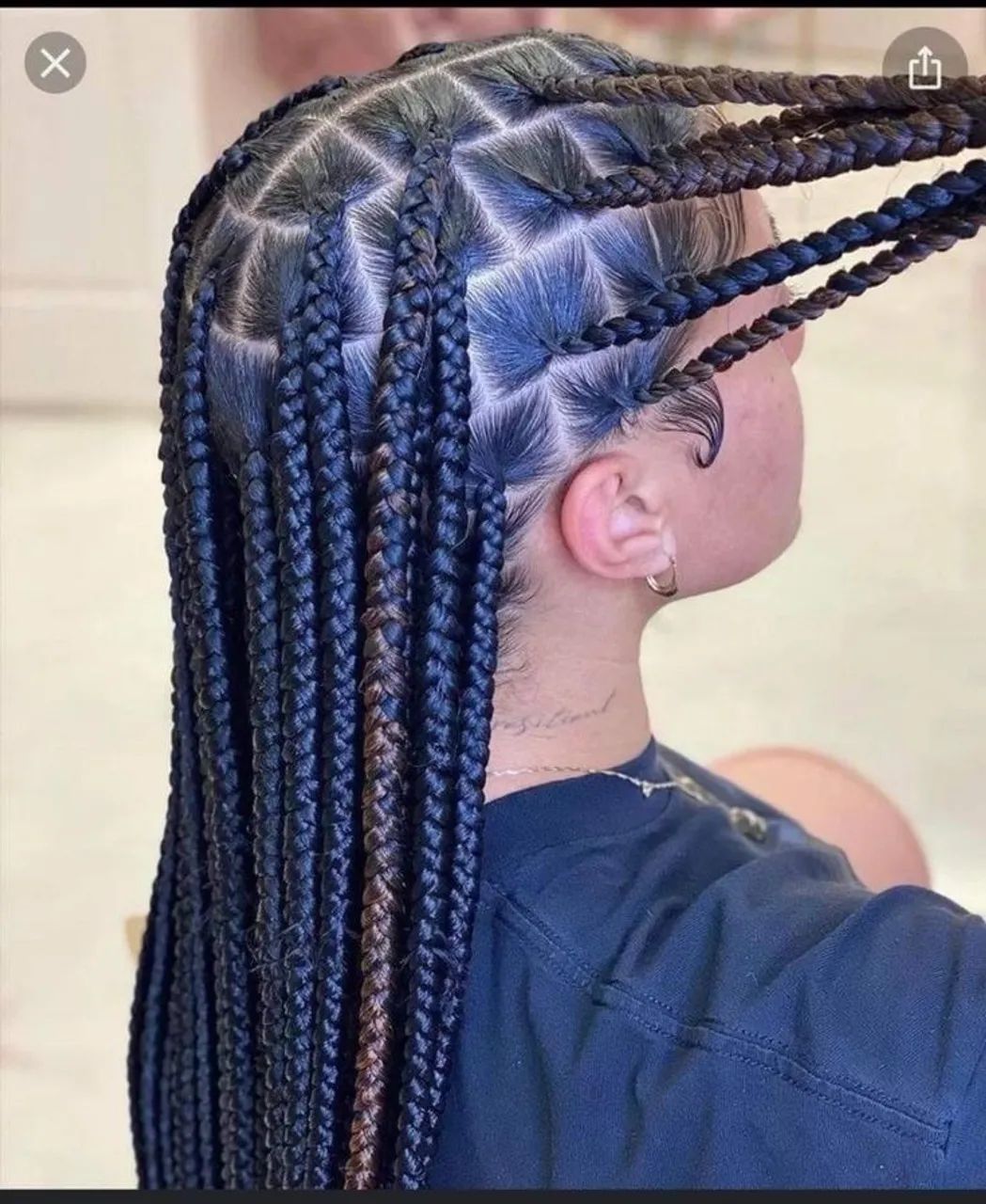 Tranças box braids com jumbo  - Foto 2