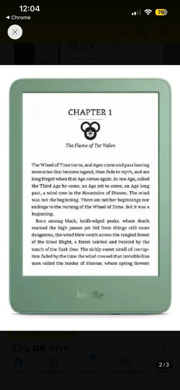 Kindle verde  - Foto 2