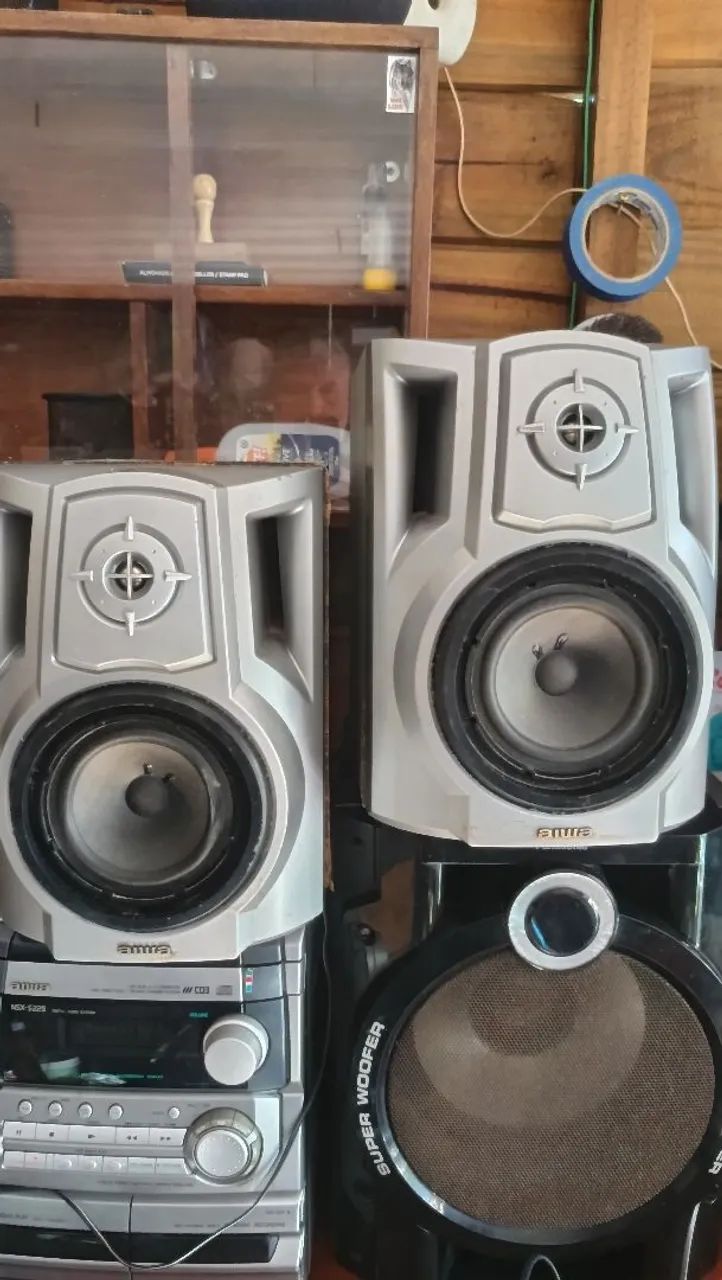 Par de caixas Aiwa - Foto 2