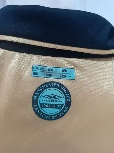 CAMISA MANCHESTER CENTENARIO UMBRO ORIGINAL 2001 - Foto 5