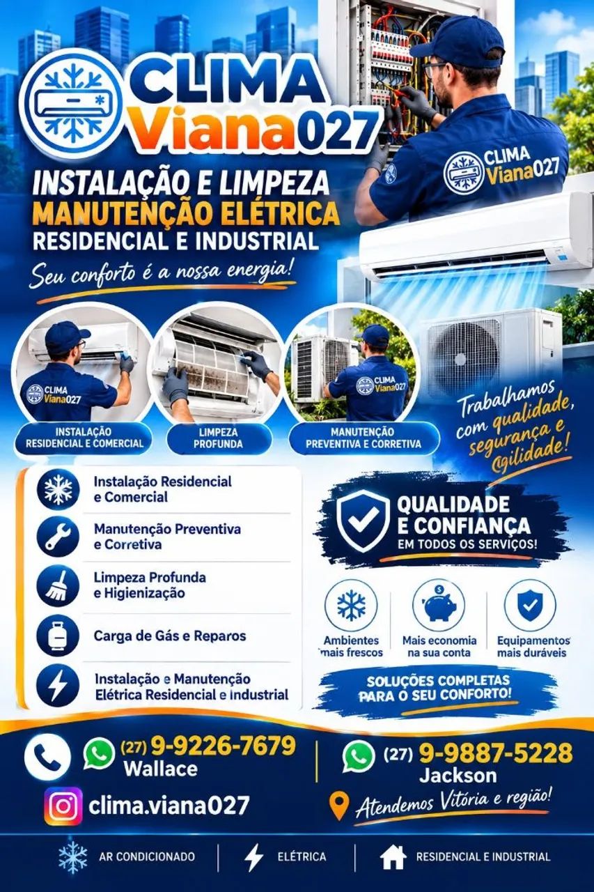 Ar Condicionado e Elétrica - CLIMA VIANA 027