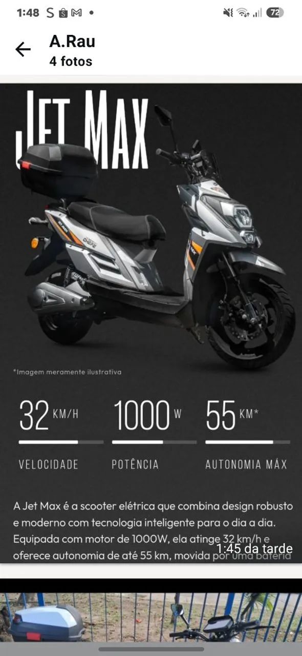 Moto Elétrica filé *