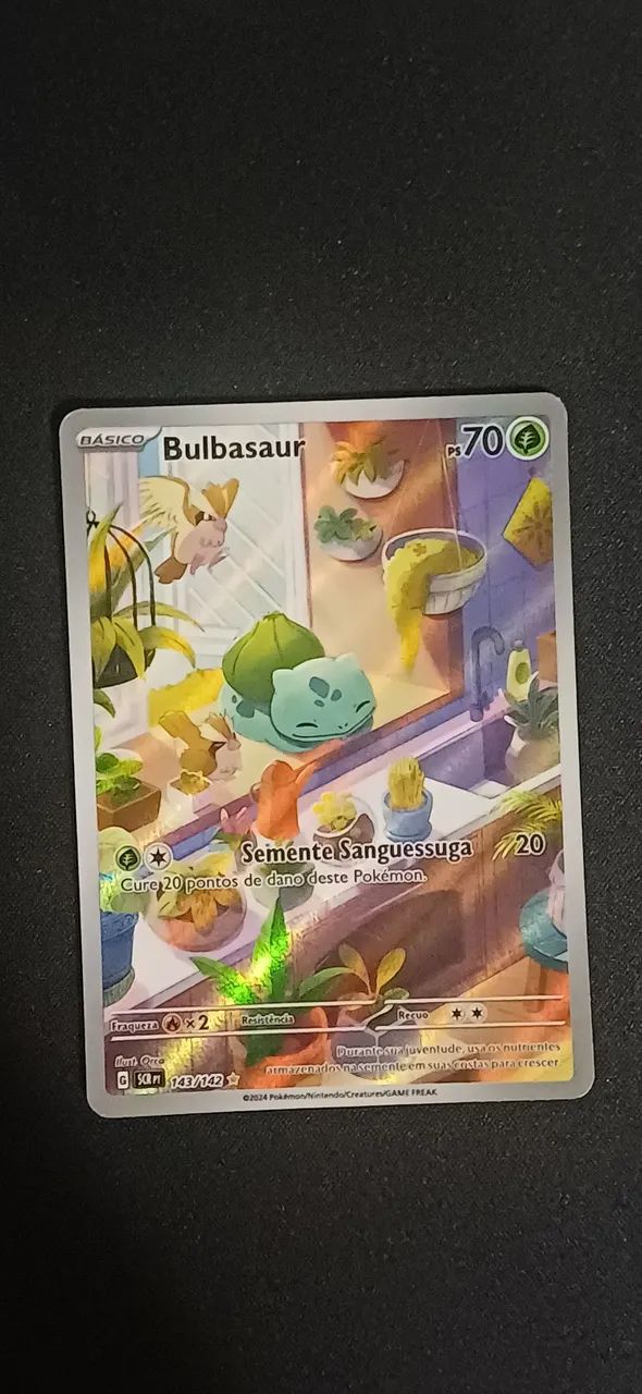Carta Pokémon Bulbasaur 143/142