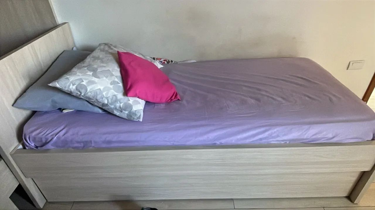 Cama de solteiro planejada, com colchão  - Foto 2