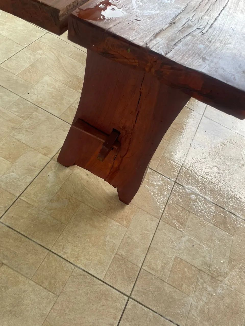 Mesa de madeira usada  - Foto 5