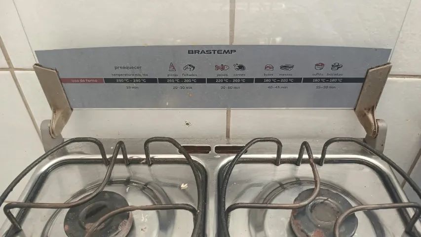 Fogão Brastemp 4 Bocas Inox - Funcionando Perfeitamente - Foto 4