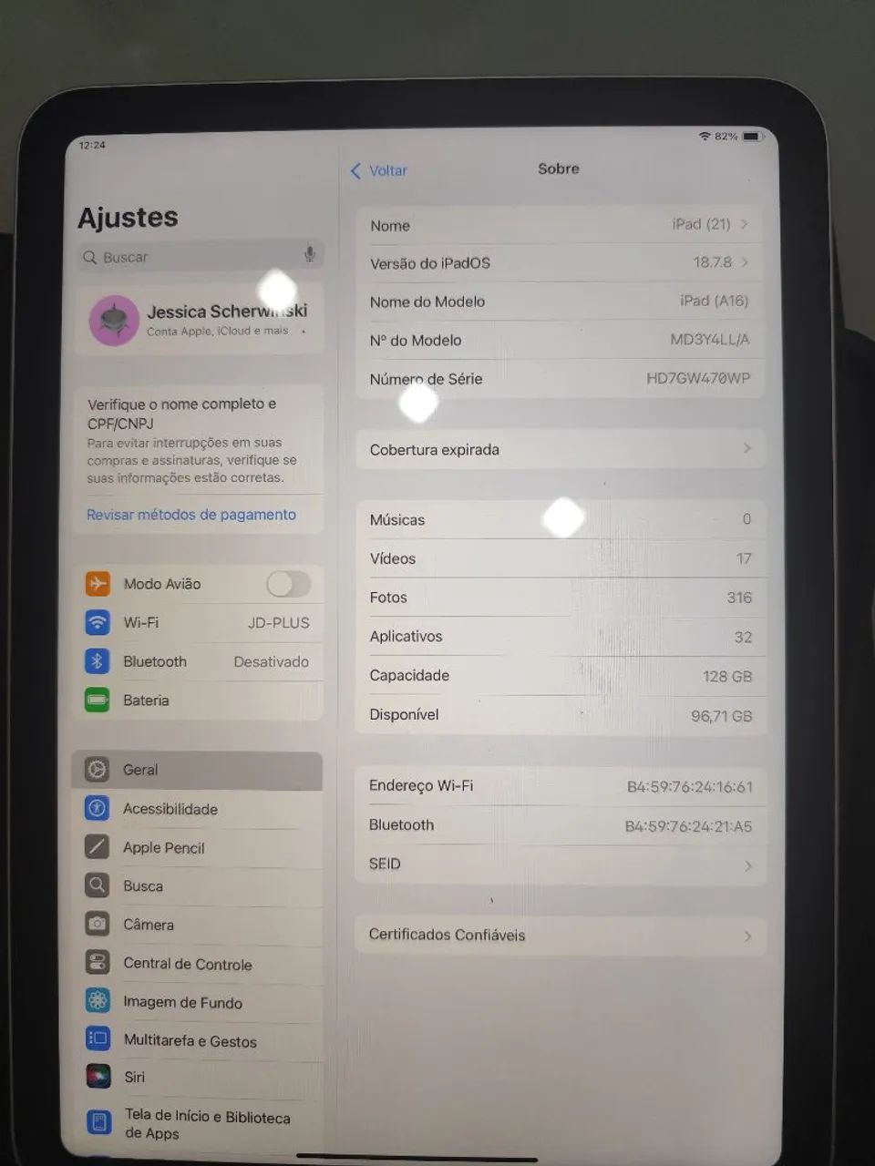 iPad a16 - 11geracao - novíssimo  - Foto 4