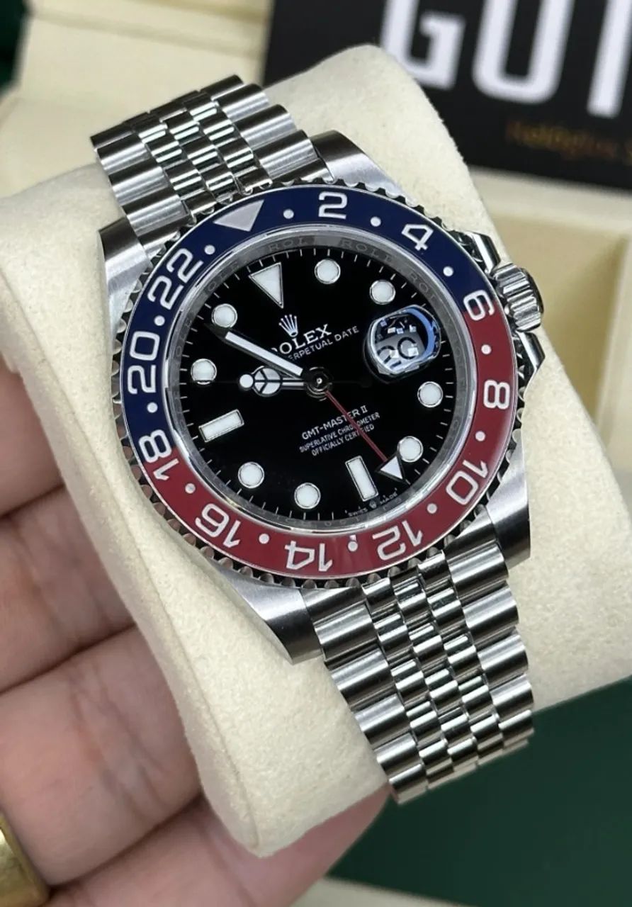 Rolex GMT Master II Pepsi Eta 3035 Automático