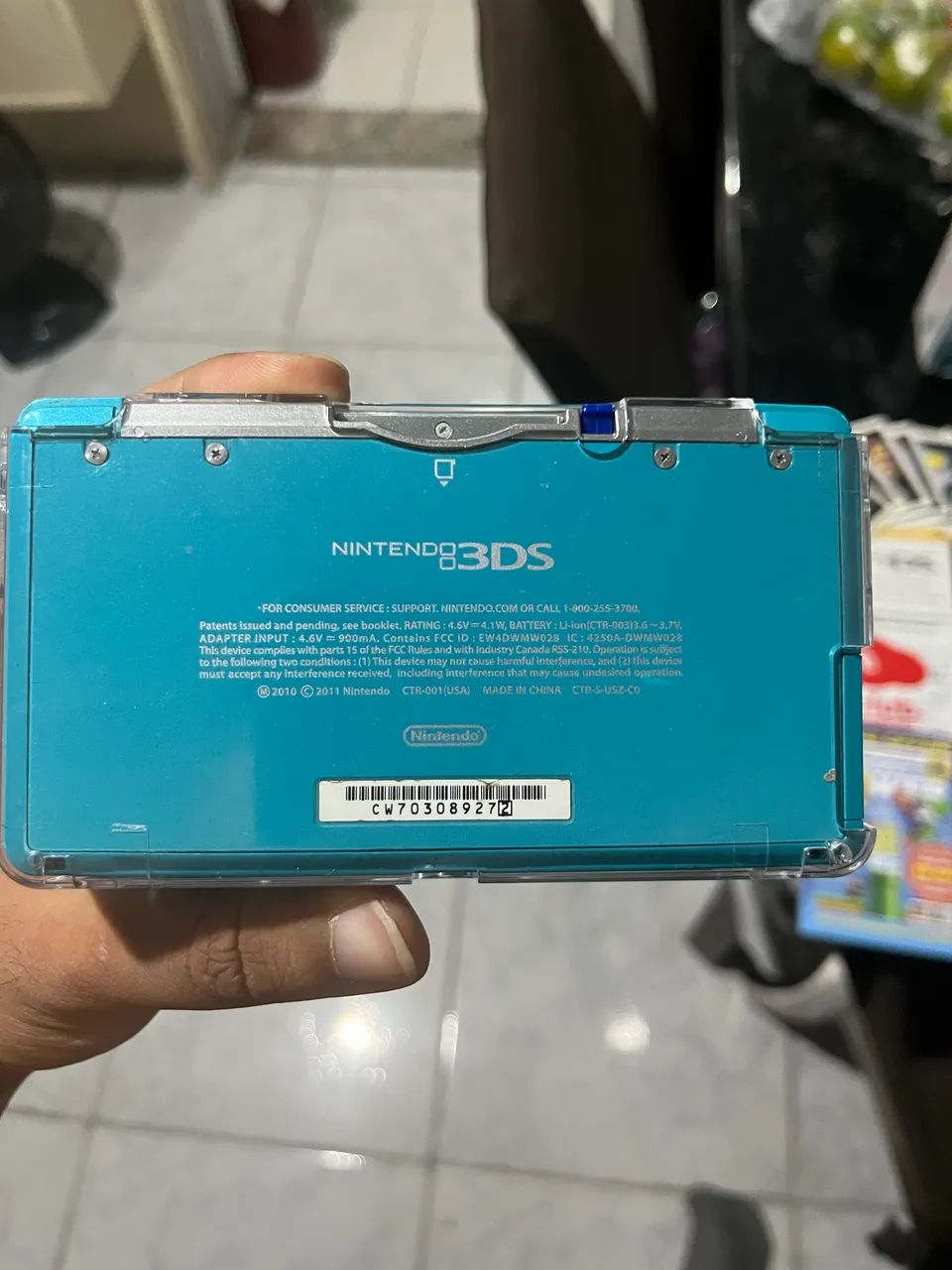 Nintendo 3ds aqua blue CIB  - Foto 5