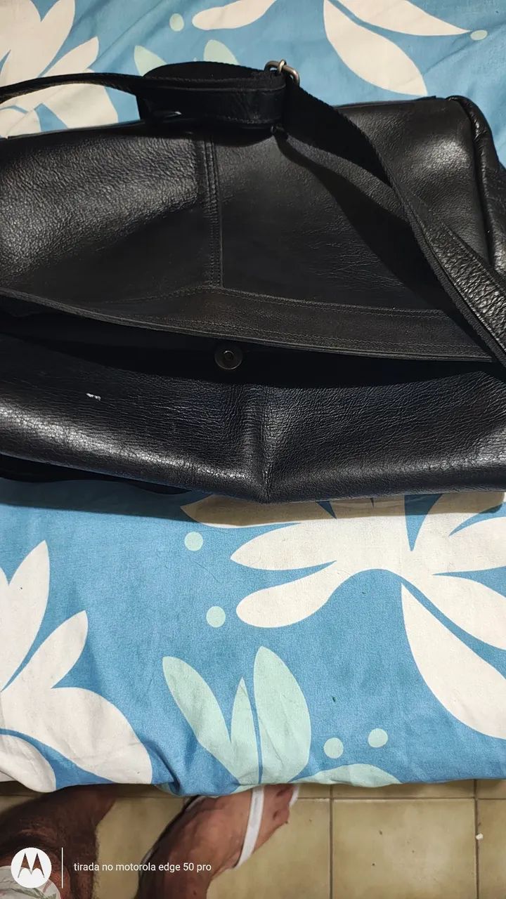 BOLSA DE COURO LEGÍTIMO - MR. CART - Foto 4