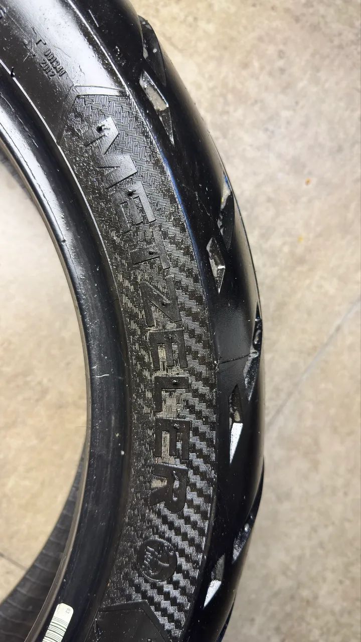 Vendo par Pneus moto meia vida 120/70R19 e 170/60R17 - Foto 2