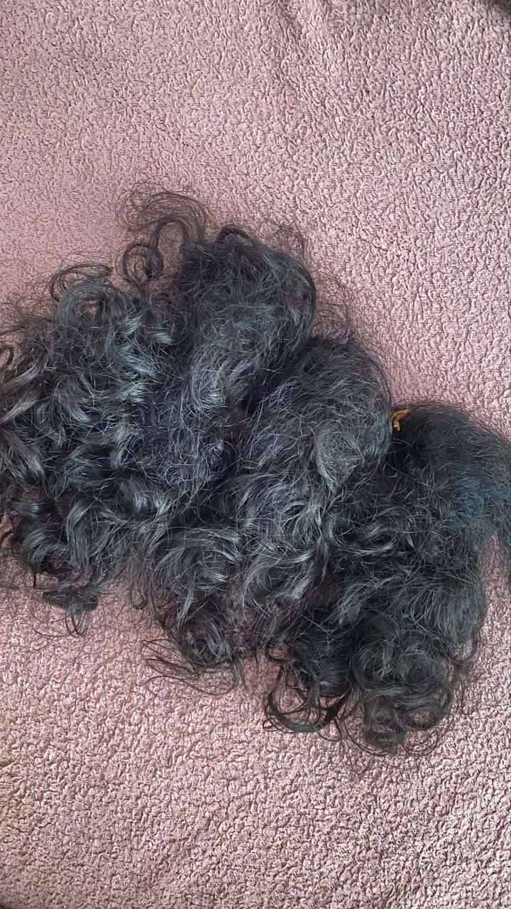 Cabelo humano cacheado preto - Foto 3