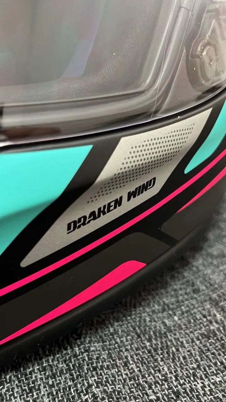 Capacete Axxis Draken Wind | 2 Viseiras + Capa - Foto 5