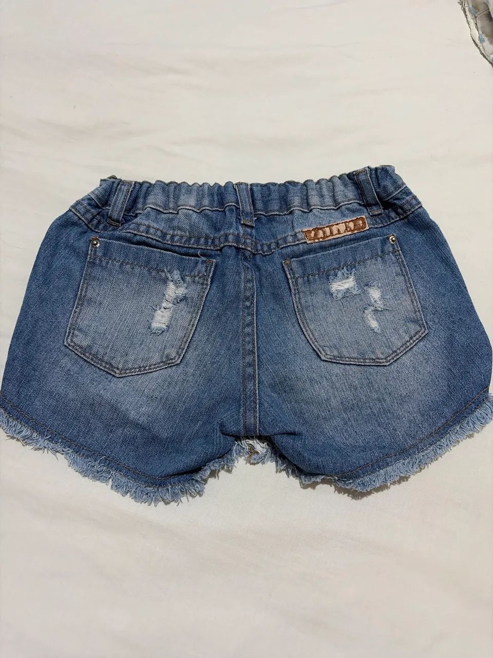 Short saia jeans infantil - Foto 2