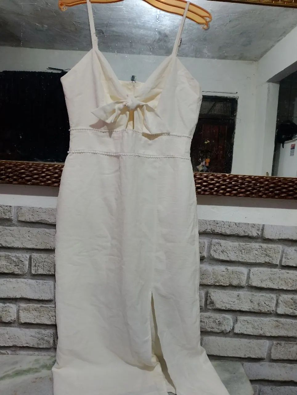 Vestido branco para festas 