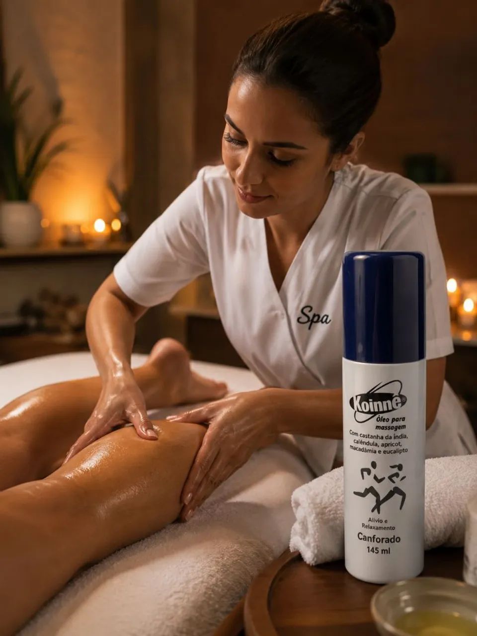 ÓLEO PARA MASSAGEM KOINNÉ CANFORADO 145ML 
