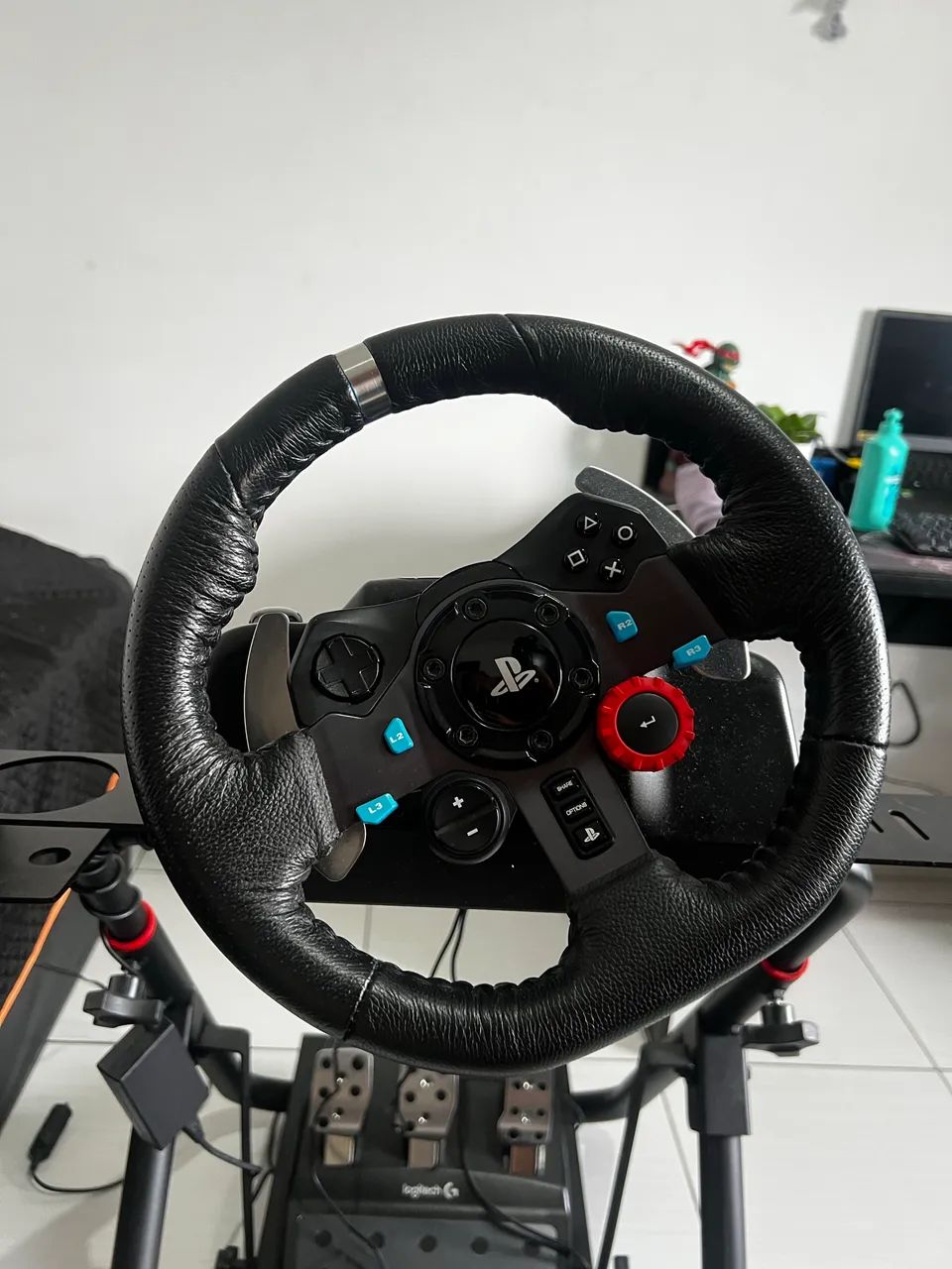 Controle Logitech volante ps4, ps5 e pc  - Foto 2