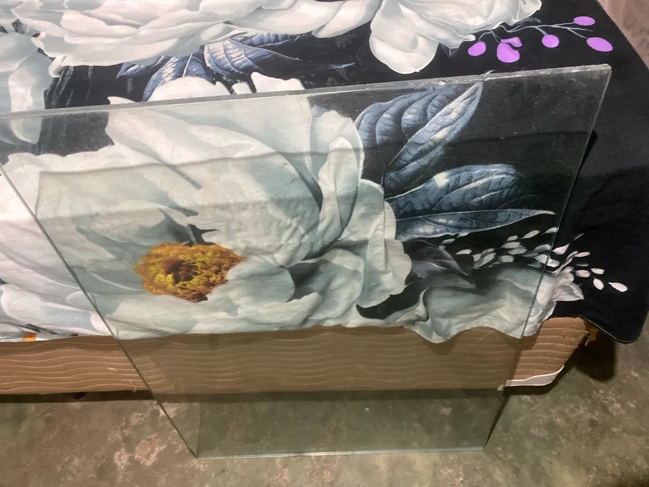 Tampo de vidro temperado para centro 